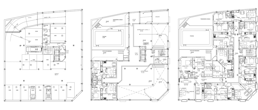 architect plantas building las rozas