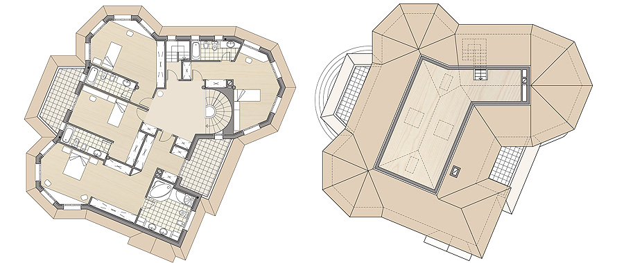 arquitectos planta vivienda las lomas