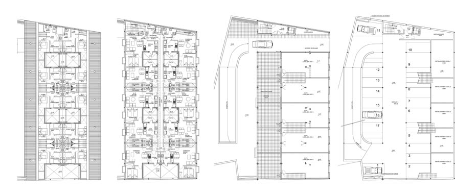 architectural plantas edificio navalcarnero