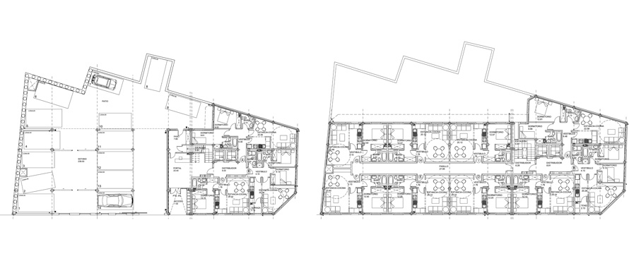 arquitecto plantas edificio las rozas